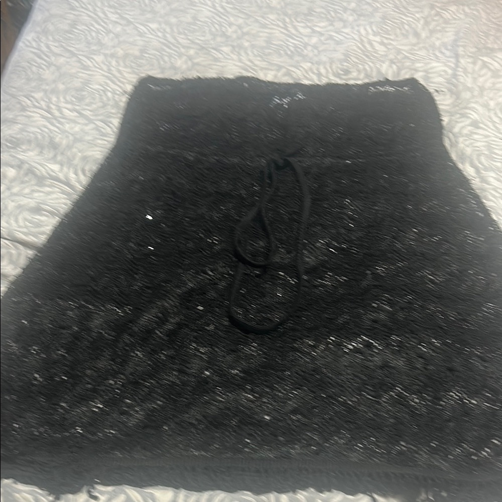 Blue Island Black Lace Swim Coverup